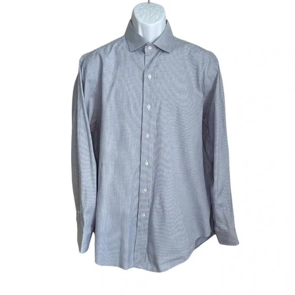 Polo by Ralph Lauren Estate Dress Shirt - Blue, 16.5-34, 100% Two-Ply Cotton
